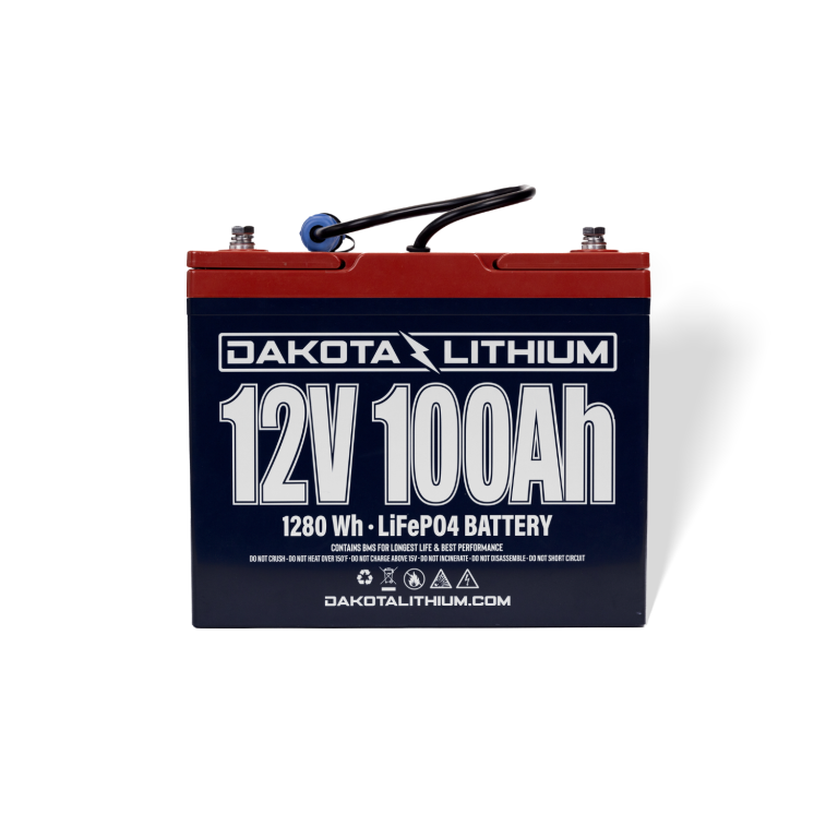 12v 100Ah Deep Cycle LiFePO4 Battery with CAN Bus