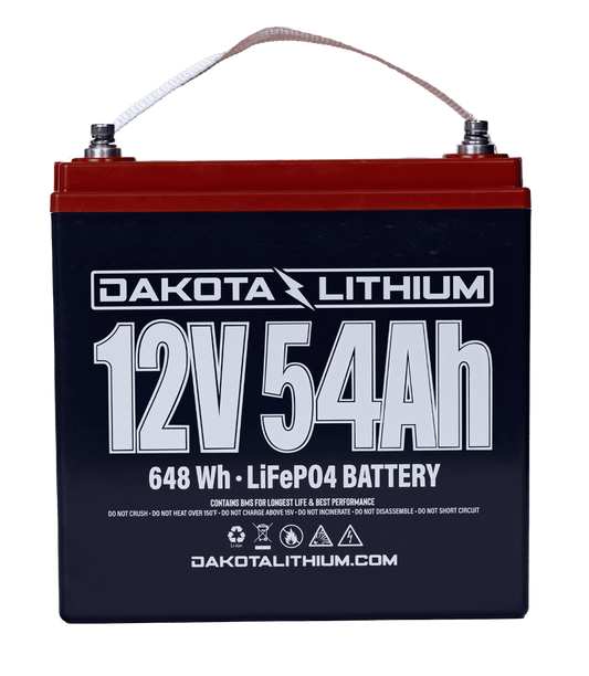 12V 54Ah Deep Cycle LiFePO4 Electronics Battery