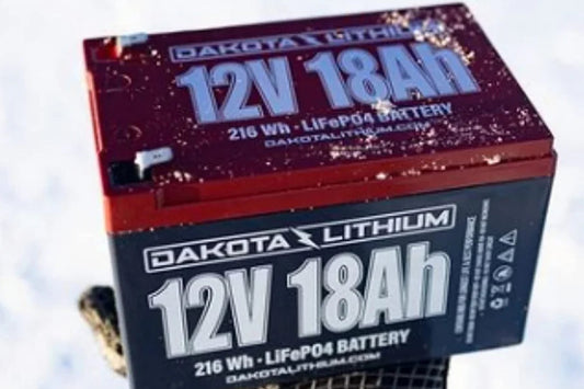 12V 18Ah Deep Cycle LiFePO4 Battery