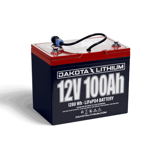12v 100Ah Deep Cycle LiFePO4 Battery with CAN Bus