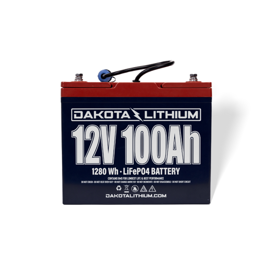 12v 100Ah Deep Cycle LiFePO4 Battery with CAN Bus
