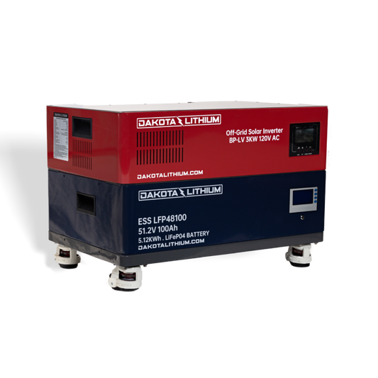 Dakota Lithium Home Backup Power &amp; Solar Energy Storage System, 20 KWh Battery, 3,000W Inverter